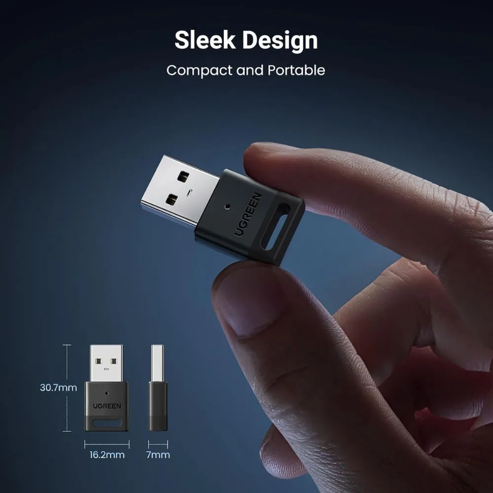 UGREEN USB Bluetooth Adapter for PC 5.3