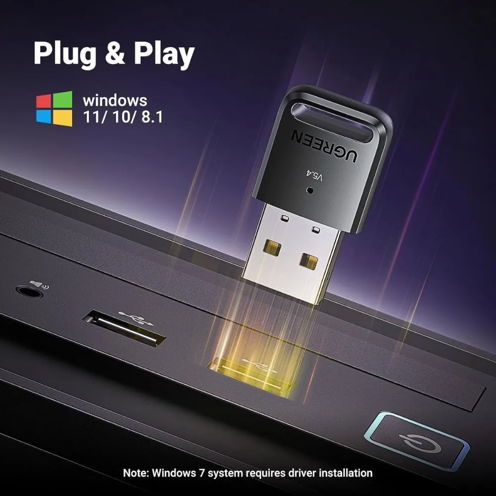 UGREEN USB Bluetooth Adapter 5.4 for PC