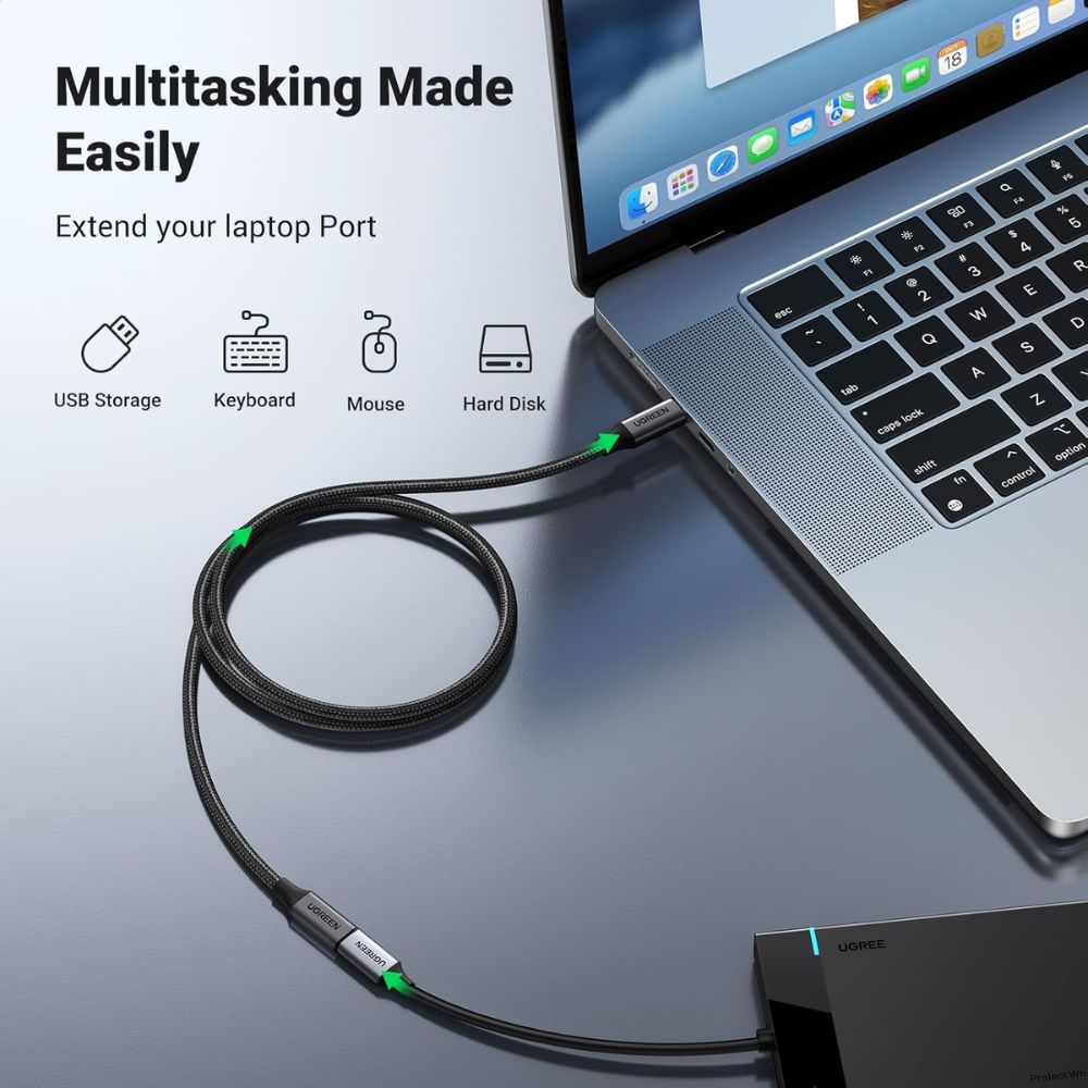 UGREEN USB-C Cable Extension Male to Female