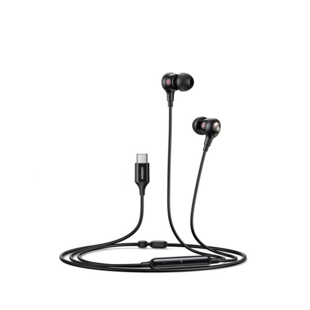 UGREEN USB-C Earphone with Microphone and Volume Control Noise Isolation, Powerful Bass