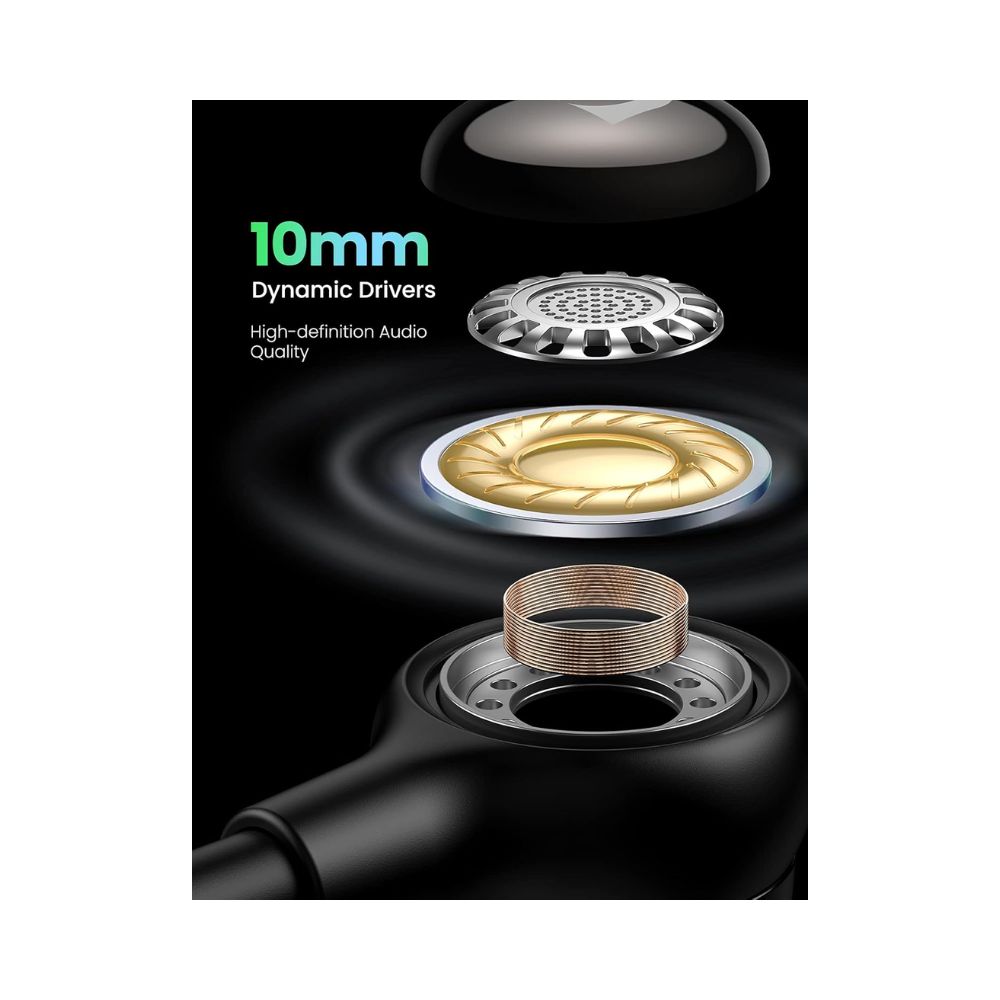 UGREEN USB-C Earphone with Microphone and Volume Control Noise Isolation, Powerful Bass