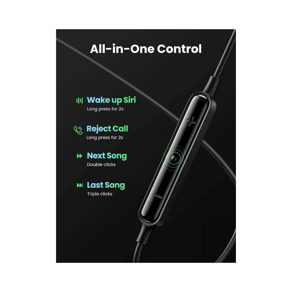 UGREEN USB-C Earphone with Microphone and Volume Control Noise Isolation, Powerful Bass