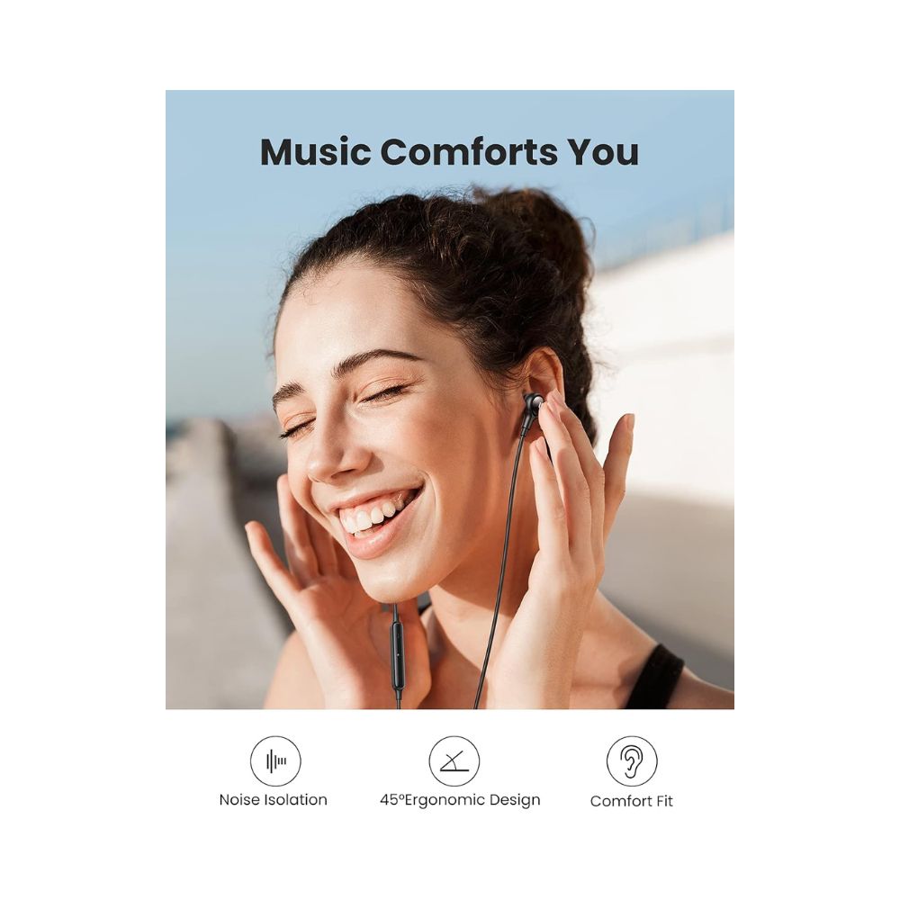UGREEN USB-C Earphone with Microphone and Volume Control Noise Isolation, Powerful Bass
