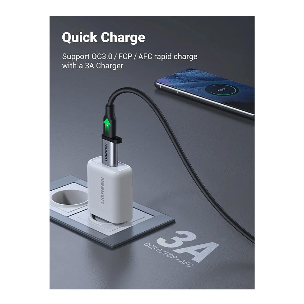 UGREEN USB-C Female to USB-A 3.0 Male Adapter, Support Charging &amp; Data Sync
