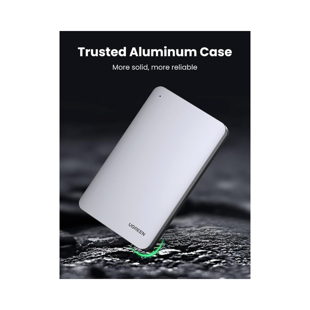 UGREEN USB C Hard Drive Enclosure for 2.5″ SATA SSD HDD Aluminum USB C to SATA Adapter