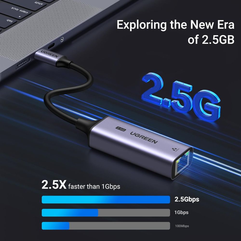 UGREEN USB C to Ethernet Adapter 2.5G, Ethernet Adapter