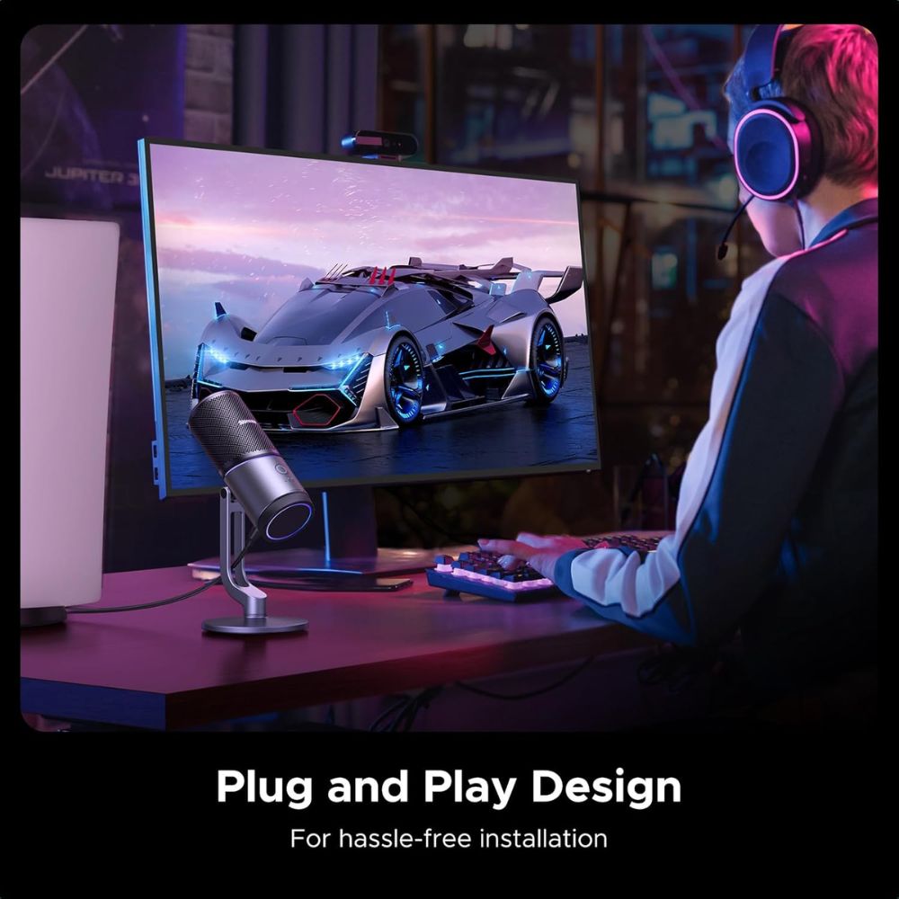 UGREEN USB Microphone for PC with RGB Lights