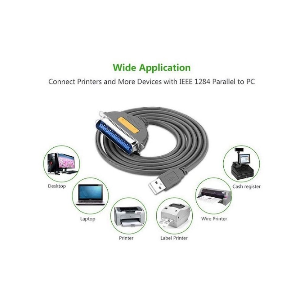 UGREEN USB to IEEE1284 Parallel Printer Cable