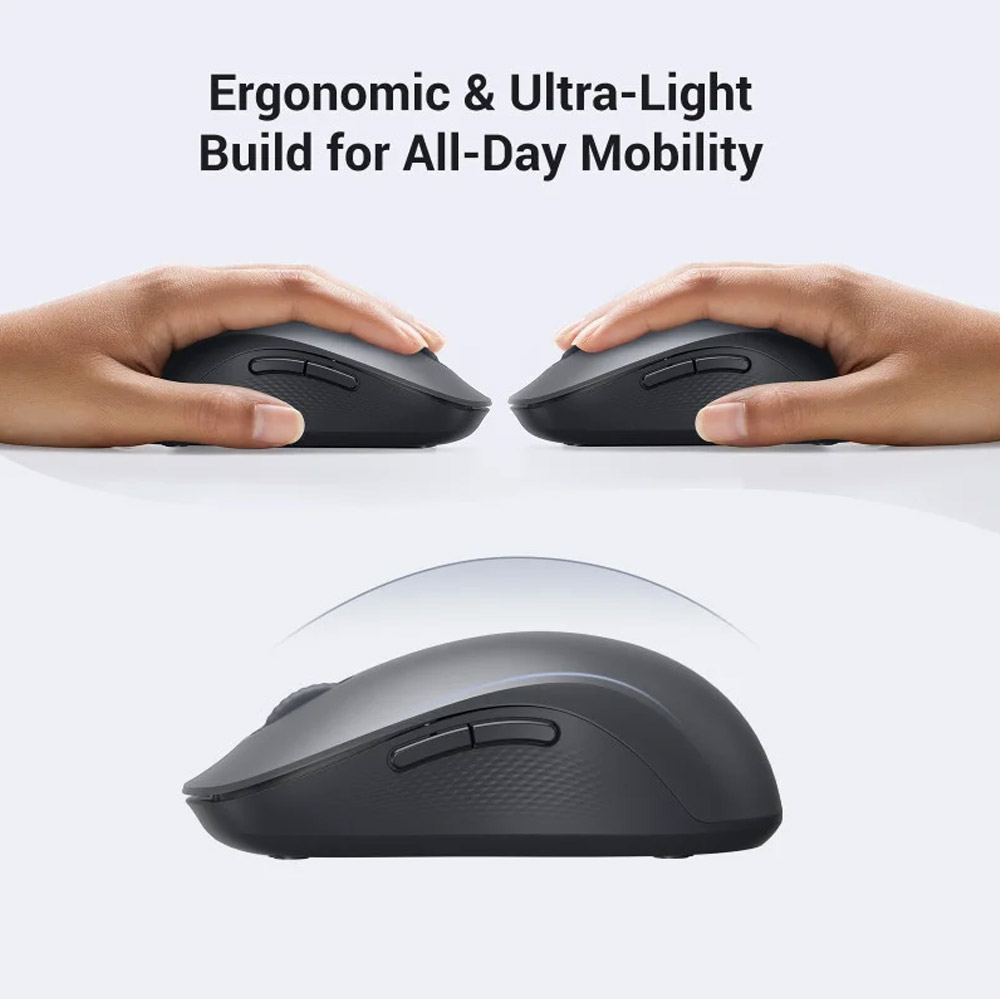 UGREEN Wireless Mouse – M332 , Bluetooth & Silent, 1600 DPI, 6 Buttons, Long Battery Life