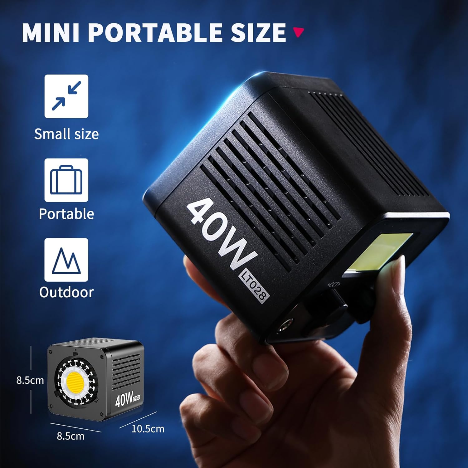 ULANZI LT028 40W Portable LED Video Light