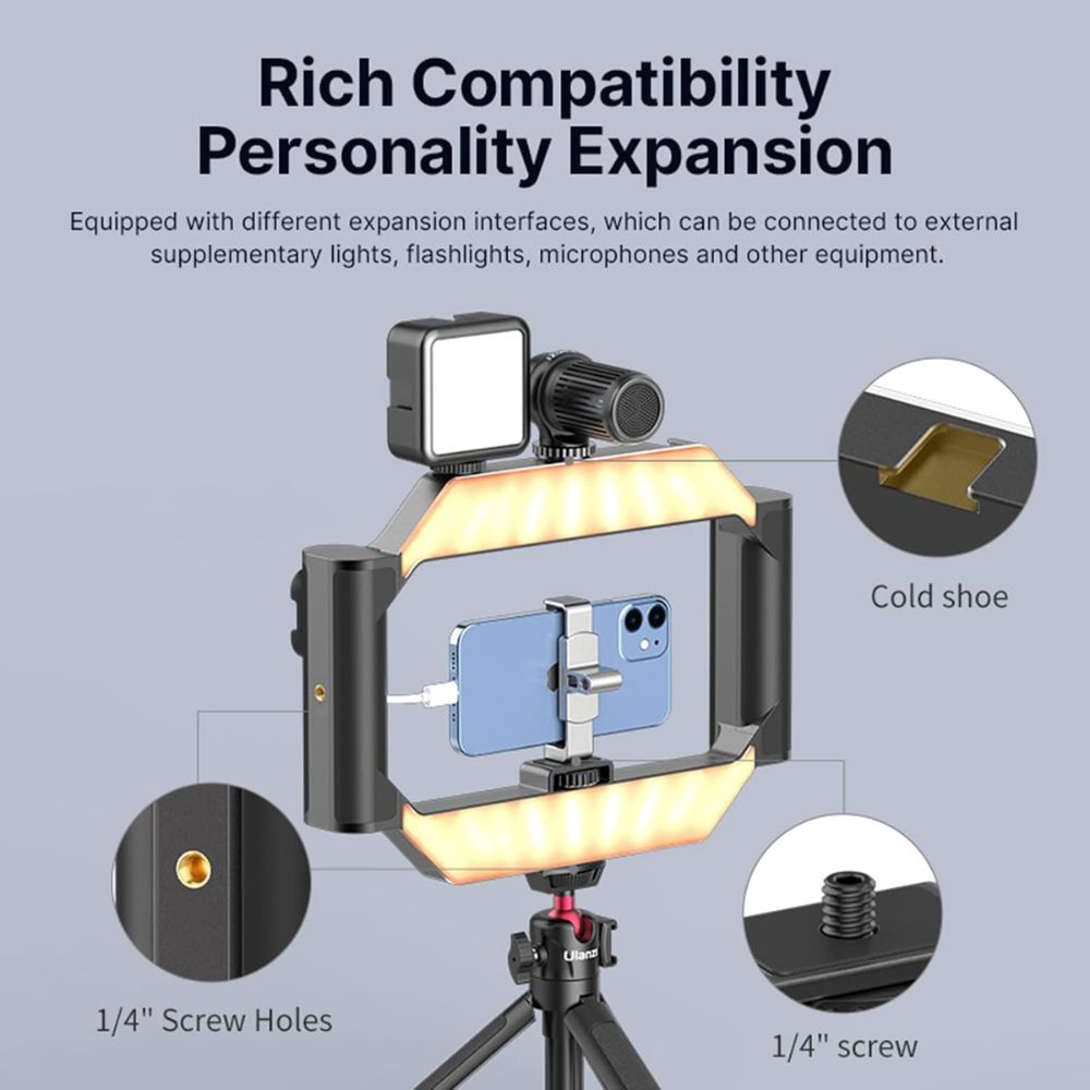 ULANZI Smartphone Video Rig With Light