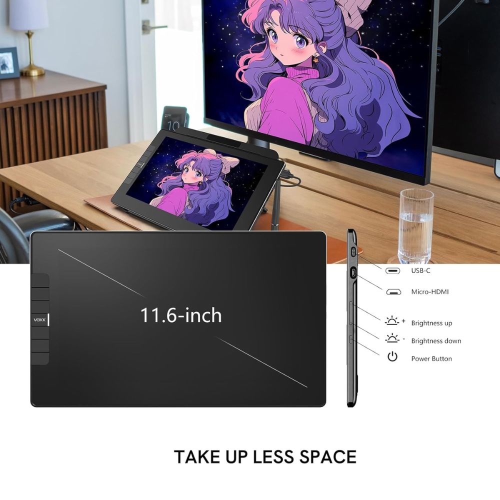 Veikk VK1200 V2 Drawing Tablet with Screen