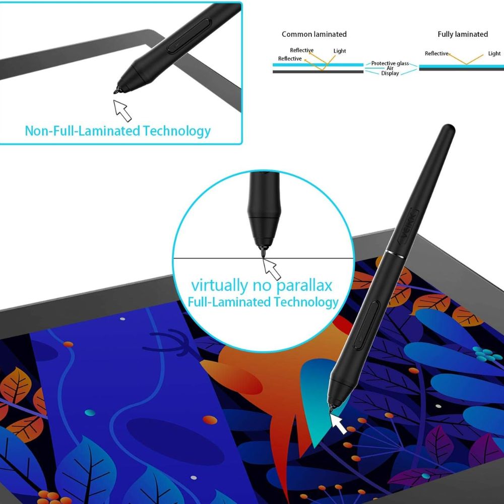 Veikk VK1200 V2 Drawing Tablet with Screen