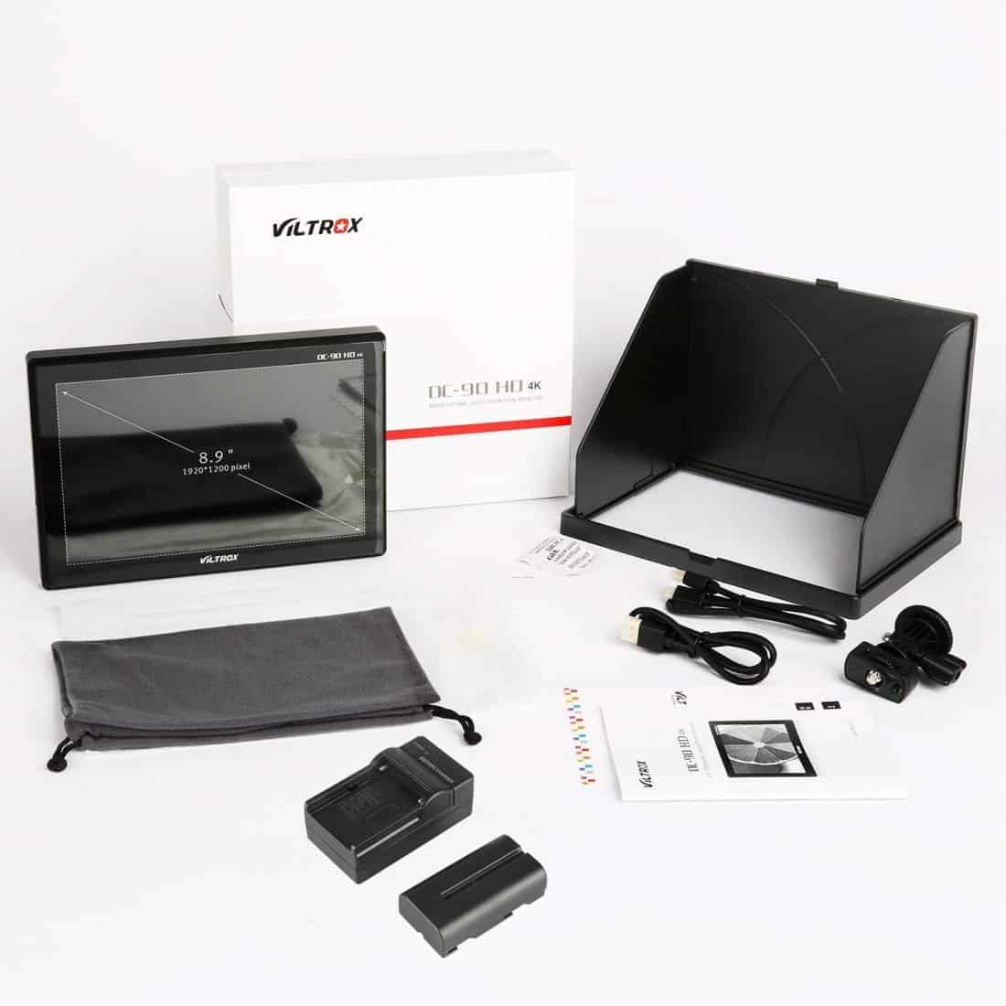 Viltrox 4K Monitor Full HD HDMI DC-90HD