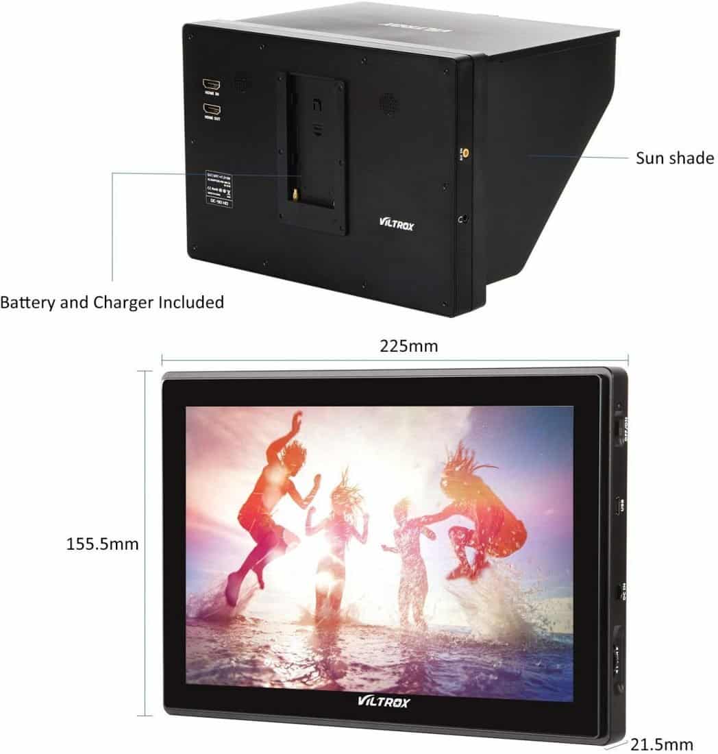 Viltrox 4K Monitor Full HD HDMI DC-90HD