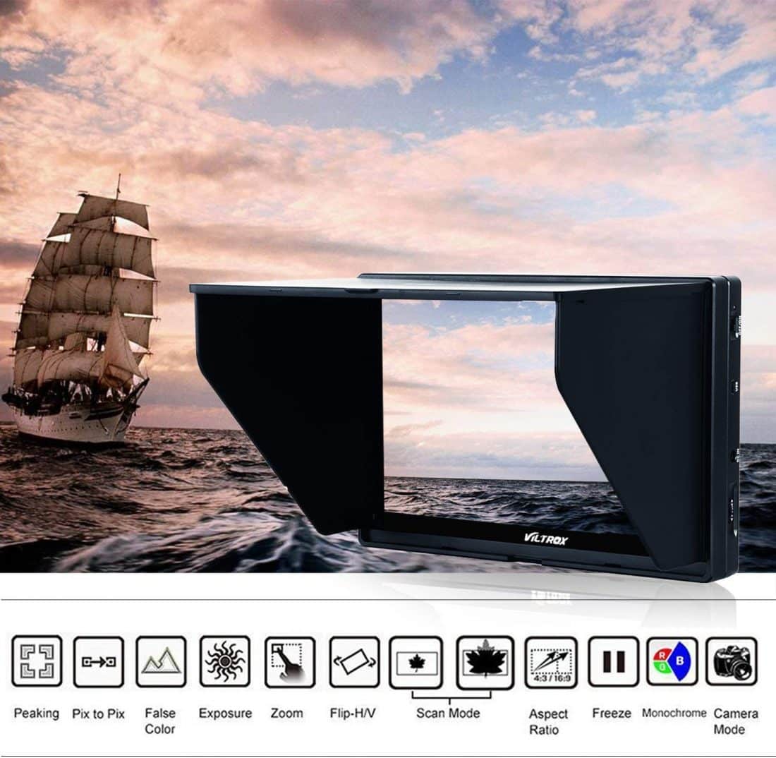 Viltrox 4K Monitor Full HD HDMI DC-90HD