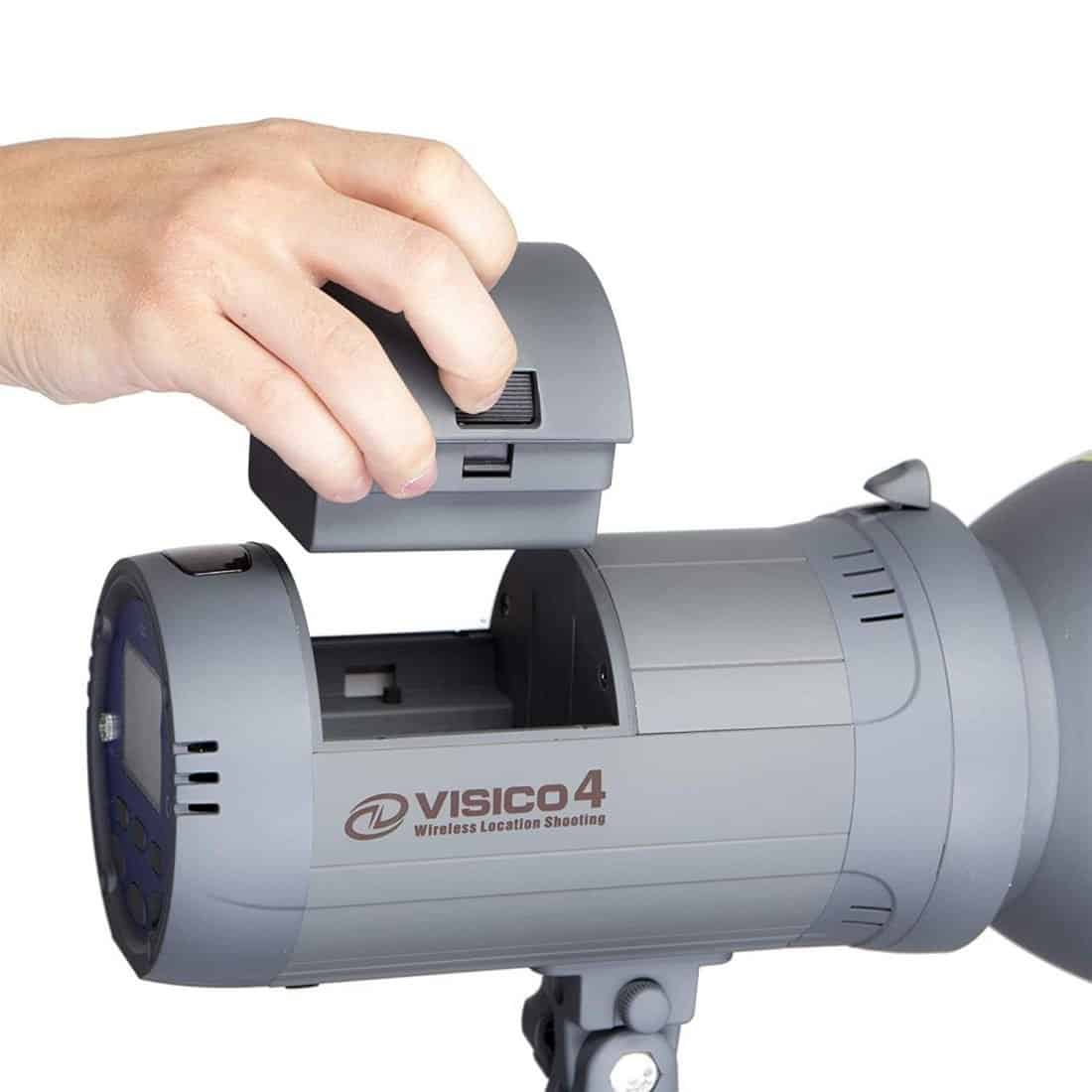 VISICO 4 Bowens Mount Lighting for Photography |Wireless flash 2.4G
