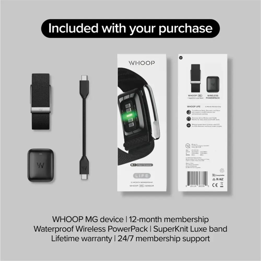 WHOOP Life MG – Health and Fitness Tracker