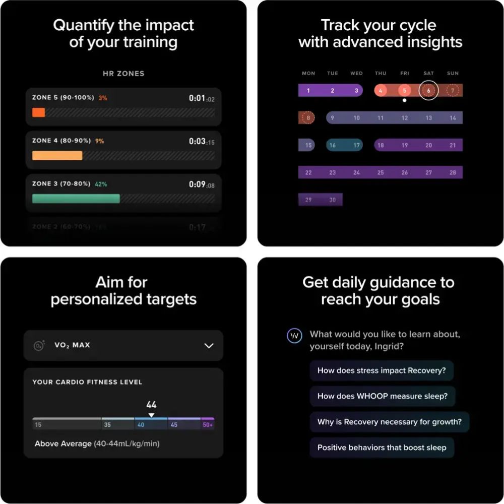 WHOOP One 5.0 – Health and Fitness Tracker