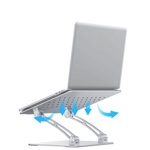 WIWU S700 ERGONOMIC ADJUSTABLE LAPTOP STAND – SILVER