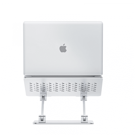 WIWU S700 ERGONOMIC ADJUSTABLE LAPTOP STAND – SILVER