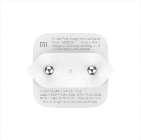 Xiaomi Mi 65W Fast Charger with GaN Tech