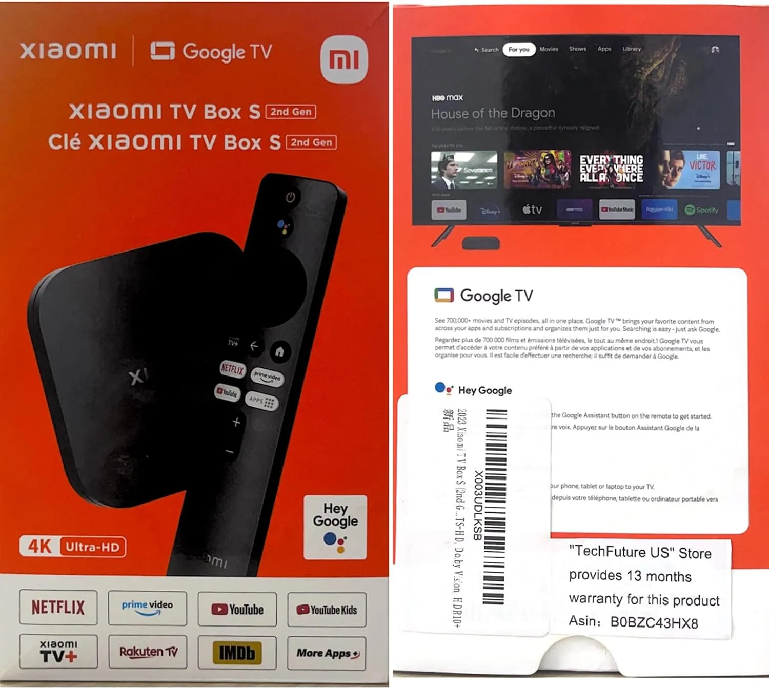 Xiaomi TV Box S (2nd Gen) 4K