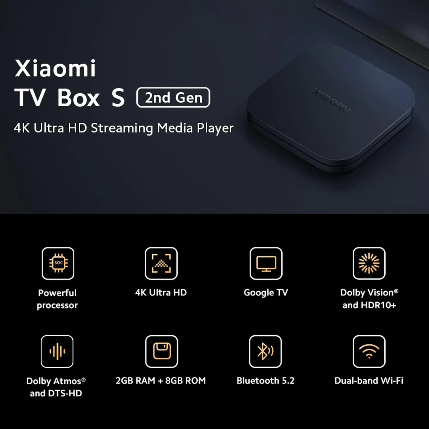 Xiaomi TV Box S (2nd Gen) 4K