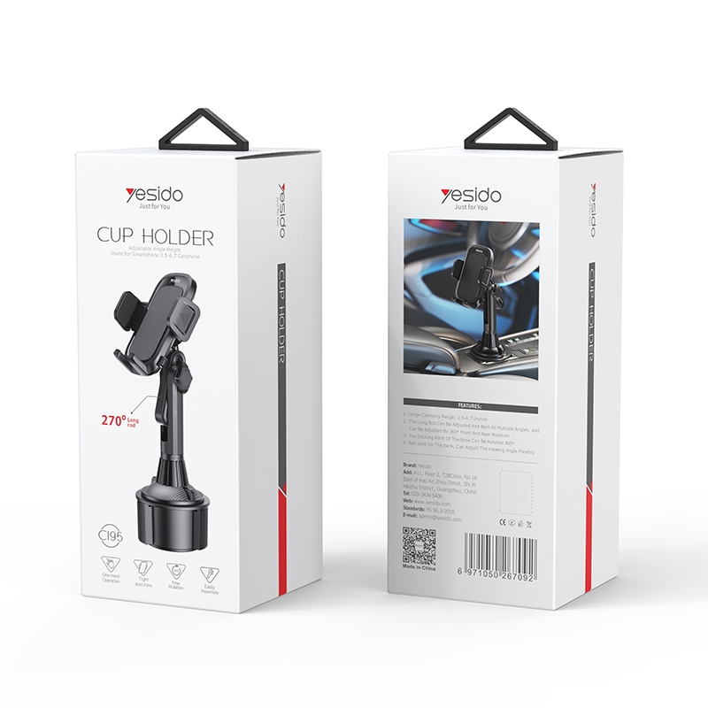Yesido C195 Cup Holder 360°