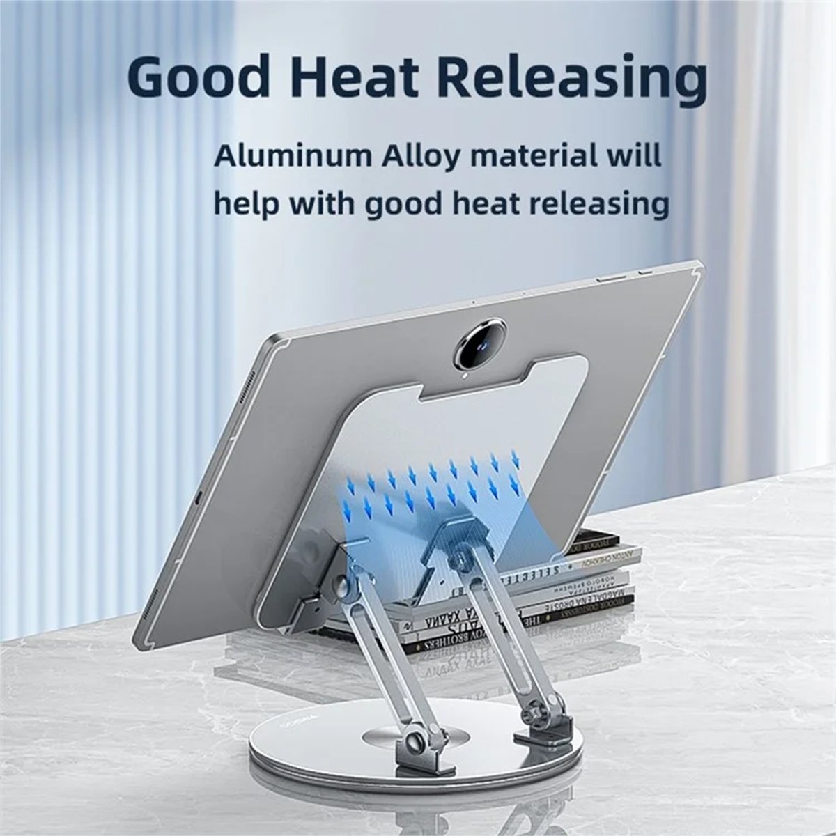 YESIDO C293 Tablet Holder 360 Degree Rotating Desk Stand