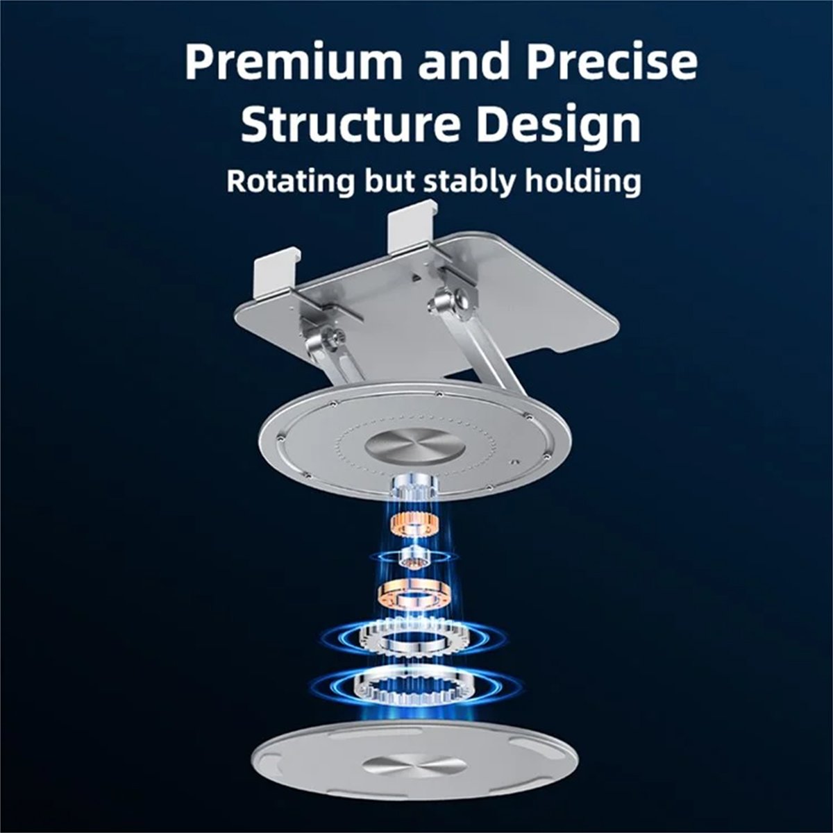 YESIDO C293 Tablet Holder 360 Degree Rotating Desk Stand