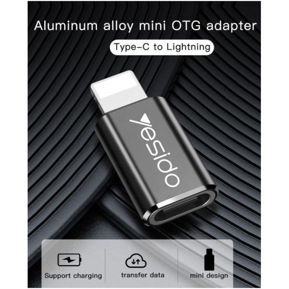 Yesido GS03 For IPhone Using Adpater For Lightning To Type-C Data Transmit OTG Adapter