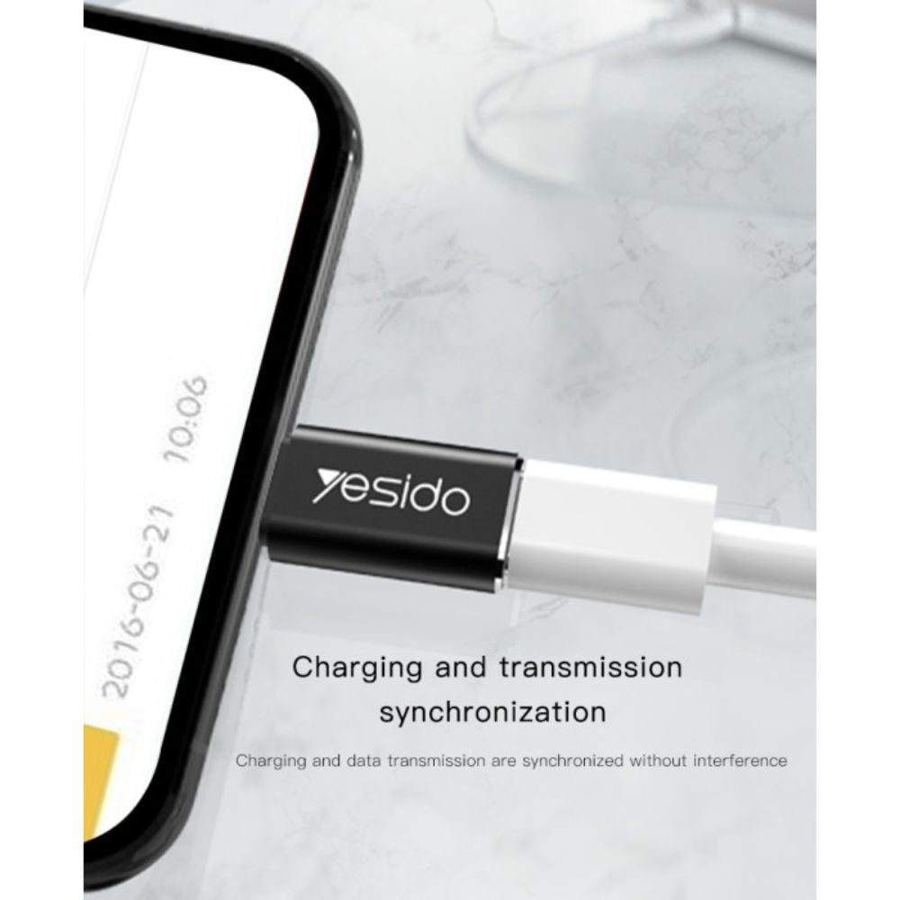 Yesido GS03 For IPhone Using Adpater For Lightning To Type-C Data Transmit OTG Adapter