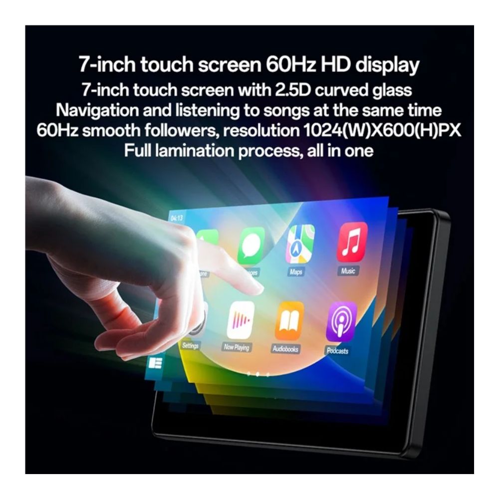 Yesido KM17 7 inch Center Console CarPlay Portable Car Video Navigation