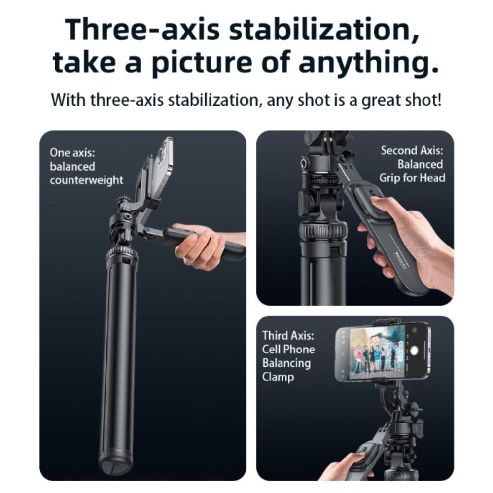 Yesido SF17 360 Handheld Panoramic Shot Selfie Stick