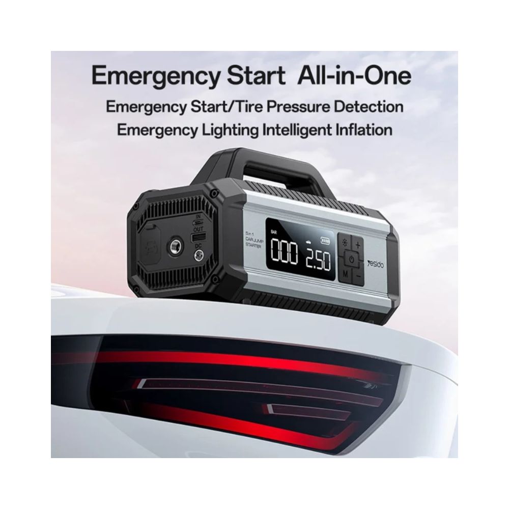 Yesido VC13 5 in 1 Car Jump Starter