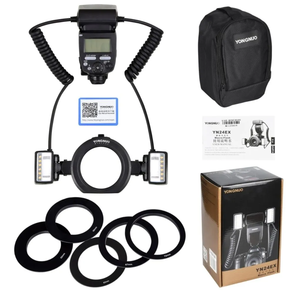 YONGNUO YN24EX TTL Macro Ring Flash/LED Macro Flash Speedlite for Canon