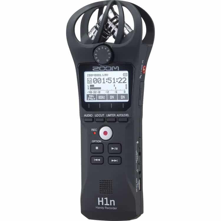 Zoom H1n Digital Handy Recorder (Black)