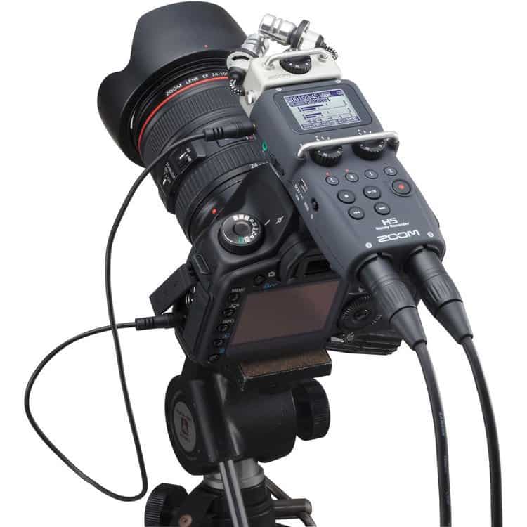 Zoom H5 4-Input / 4-Track Portable Handy Recorder with Interchangeable X/Y Mic Capsule
