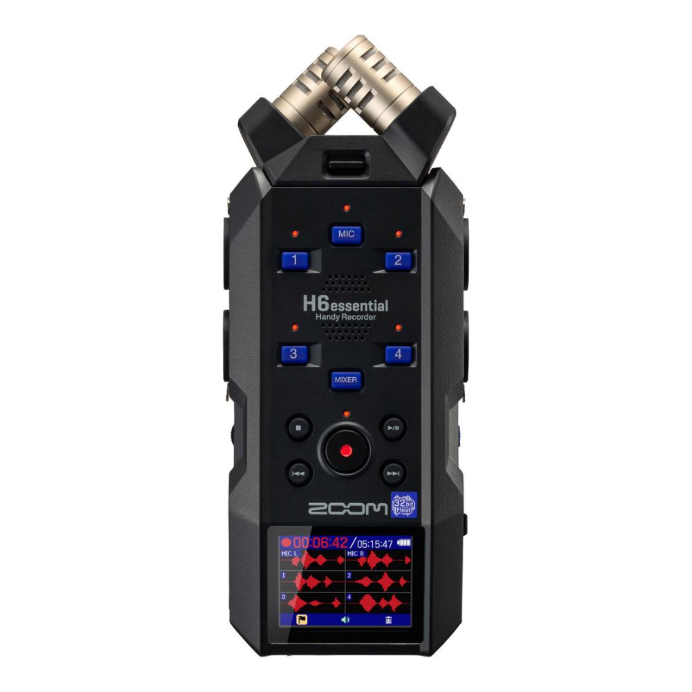 Zoom H6 essential 6-Track 32-Bit Float Portable Audio Recorder